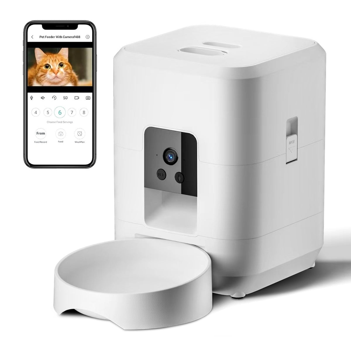 Comedero Automático Programable para Perros y Gatos