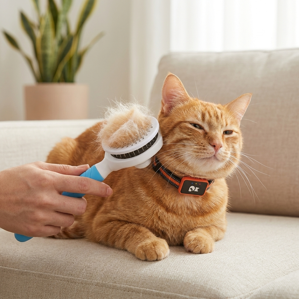 Cepillo Quita Pelo Autolimpiante para Perros y Gatos